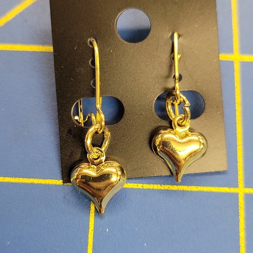 Gold Tone Dangle Earrings